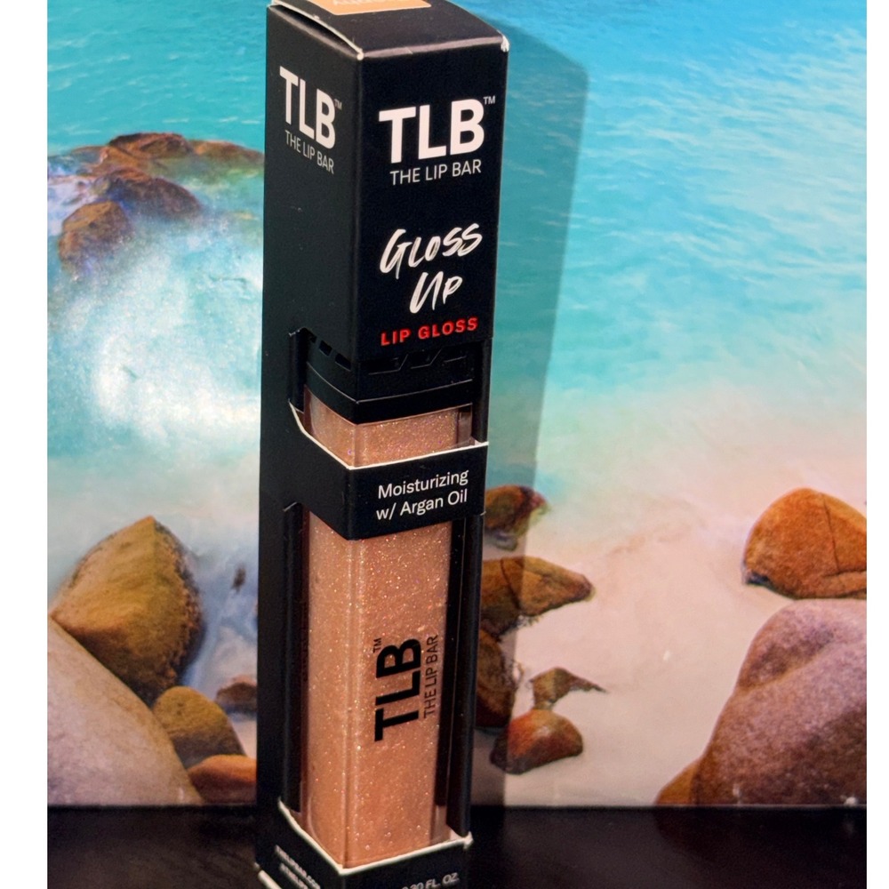 The Lip Bar Gloss Up Lip Gloss Trophy Wife LBLG1 Shimmer Moisturizing Argan Oil